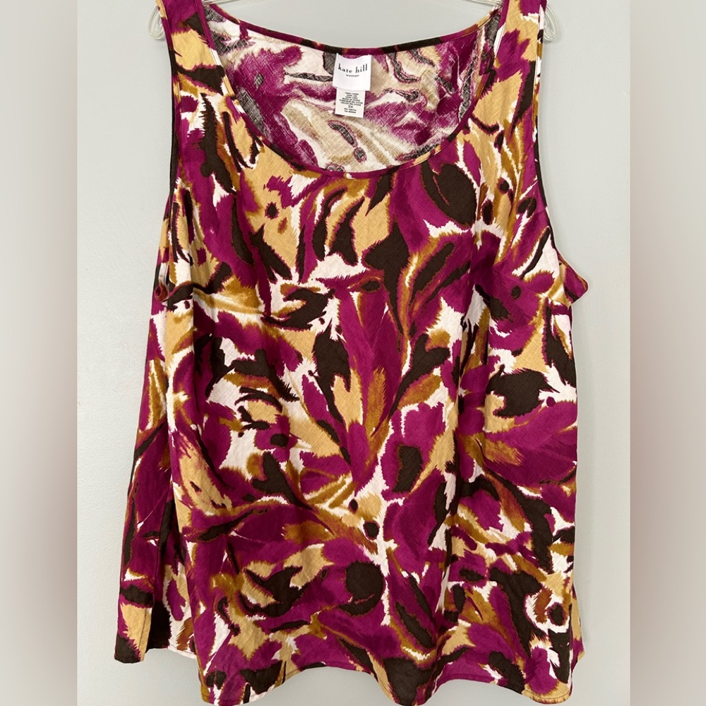 Linen tank tops